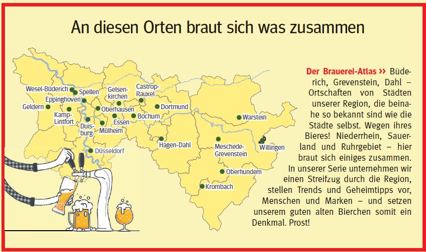 Brauerei-Karte