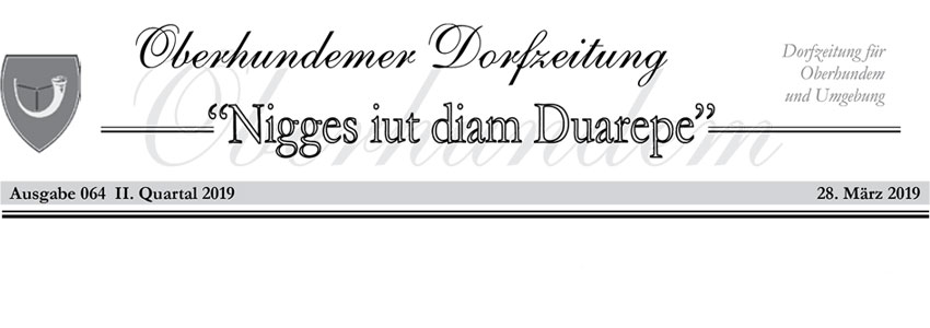 Dorfzeitung Oberhundem